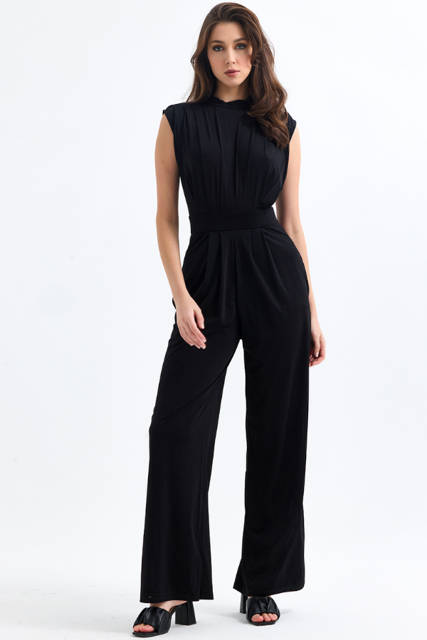 Black jumpsuit dress clearance
