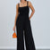 Effortless Wide Leg Cami Jumpsuit in Classic Black