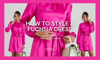 How To Style A Fuchsia Dress