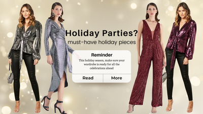 Holiday Parties? Don’t Forget These Wardrobe Staples!🎄