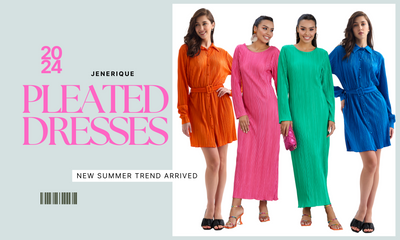 Embrace Effortless Elegance: The Pleated Dresses Trend for Spring SS'24