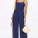 Effortless Wide Leg Cami Jumpsuit in Navy