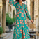 Rita Twist Midi Dress in Floral print