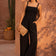 Effortless Wide Leg Cami Jumpsuit in Classic Black