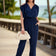 Lila Jumpsuit in Navy