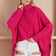 High Neck Half Sleeve Poncho