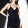 Cami Sequin Mini Dress in Black