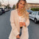 Linen Look Oversized Blazer in Beige