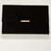 Suede Envelope Clutch with Gold lock