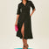 Shirt Wrap Midi Belt Dress