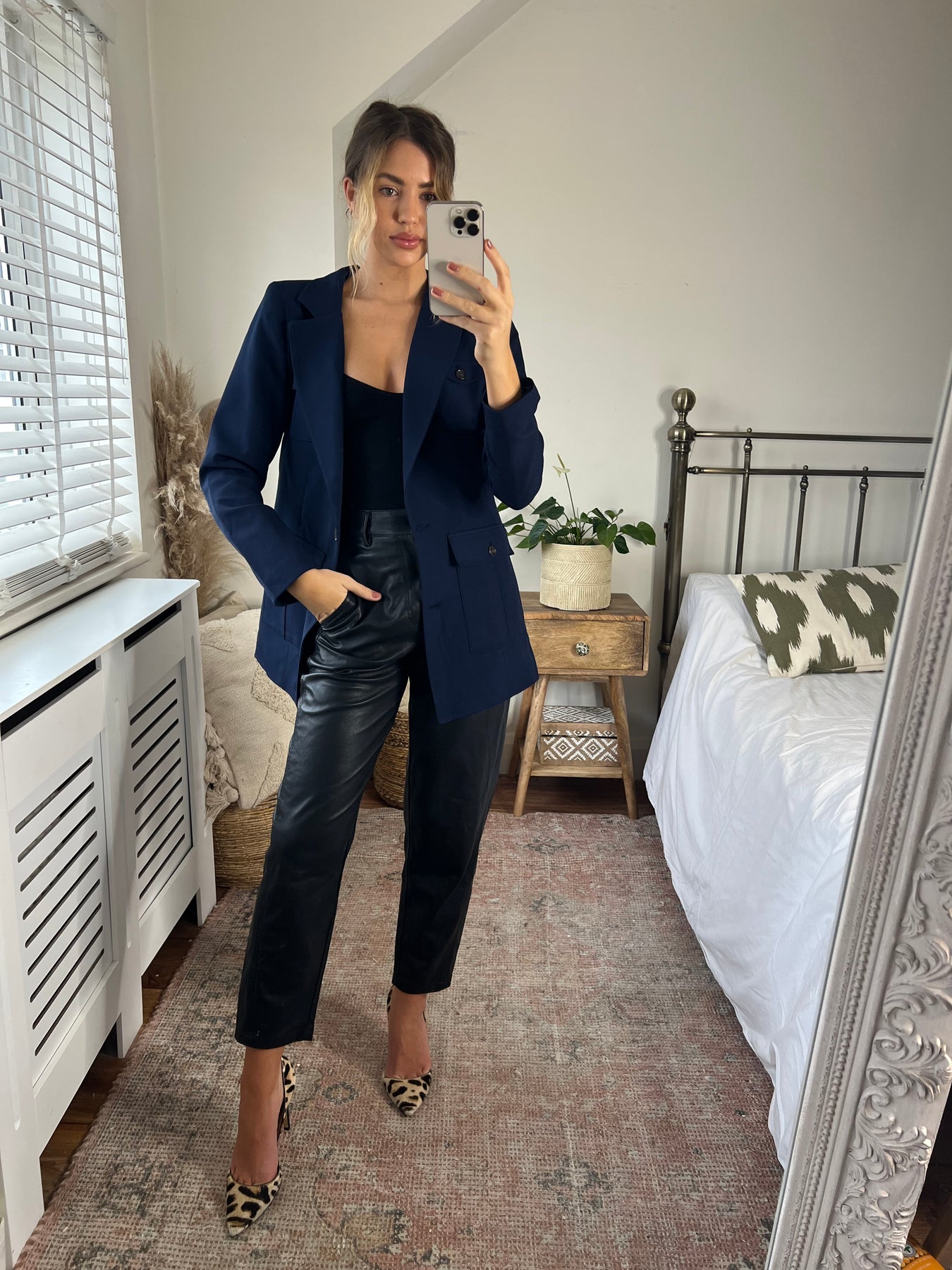 Oversized Blazer Navy Blazer Casual Blazers Jenerique